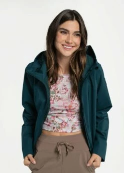 LOLE Element Rain Jacket - Emerald -Outlet LOLE Store LUW0866 V776 7 1900x