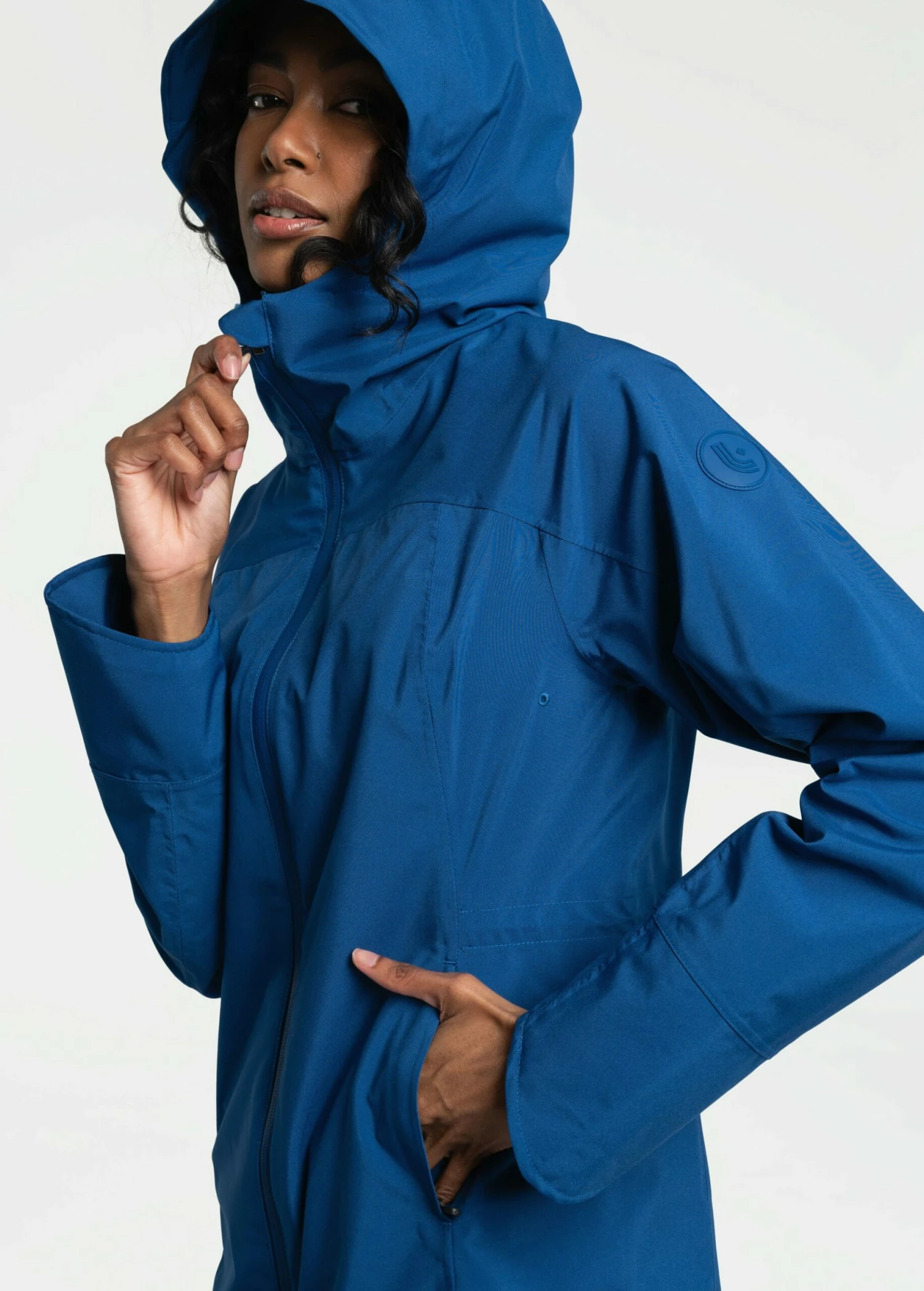 LOLE Element Long Rain Jacket - Limoges 9 LOLE Element Long Rain Jacket - Limoges - Image 7