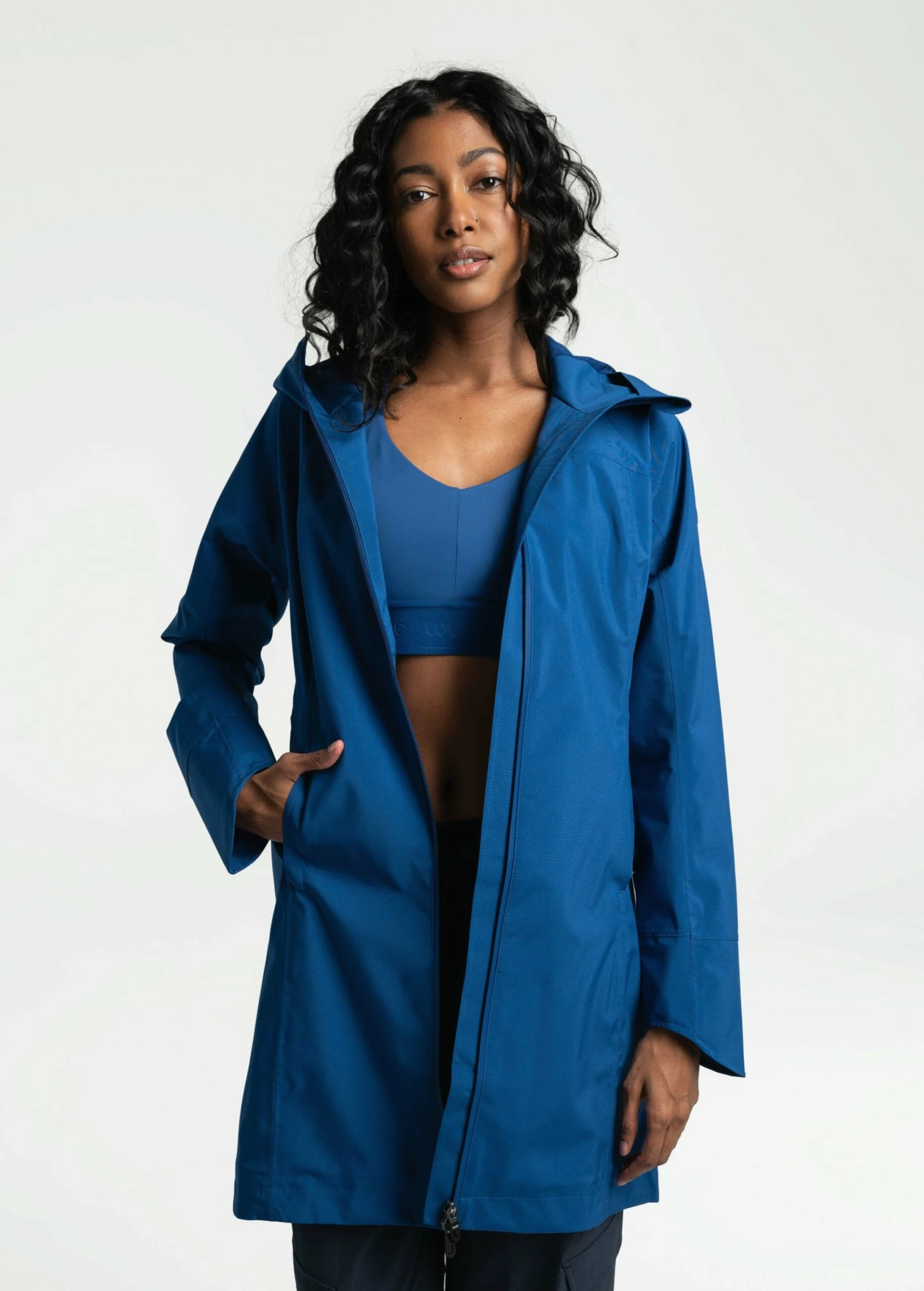 LOLE Element Long Rain Jacket - Limoges 10 LOLE Element Long Rain Jacket - Limoges - Image 8