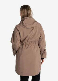 LOLE Piper Oversized Rain Jacket - Fossil -Outlet LOLE Store LUW0870 C213 3 1900x