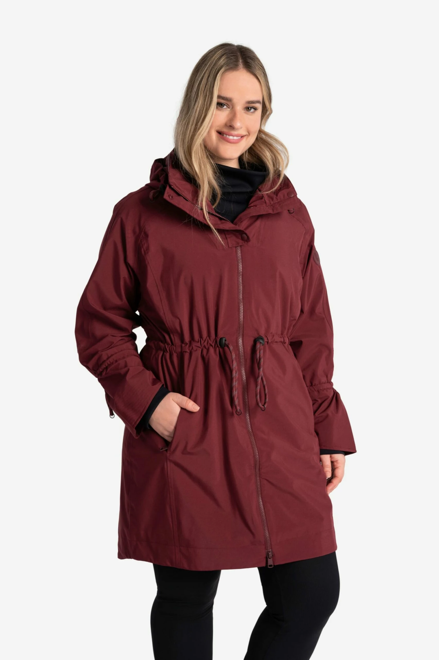 LOLE Piper Oversized Rain Jacket - Port 4 LOLE Piper Oversized Rain Jacket - Port - Image 2