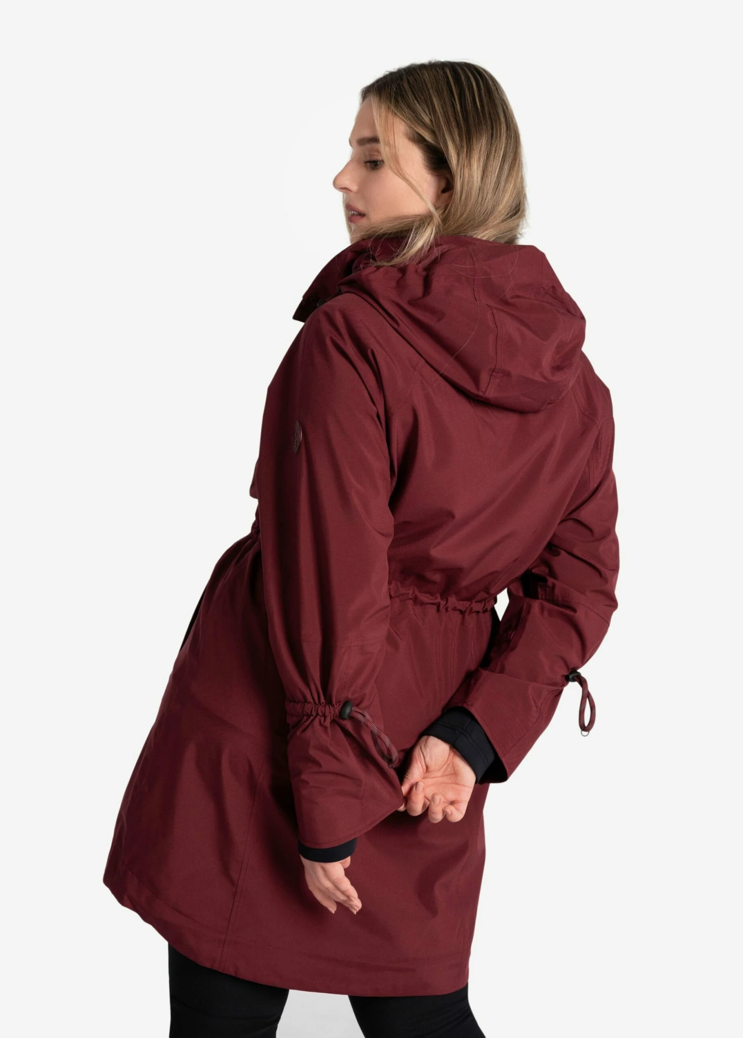 LOLE Piper Oversized Rain Jacket - Port 6 LOLE Piper Oversized Rain Jacket - Port - Image 4