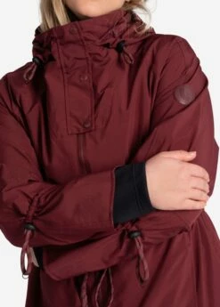 LOLE Piper Oversized Rain Jacket - Port 15 LOLE Piper Oversized Rain Jacket - Port -Outlet LOLE Store LUW0870 R422 6 1900x