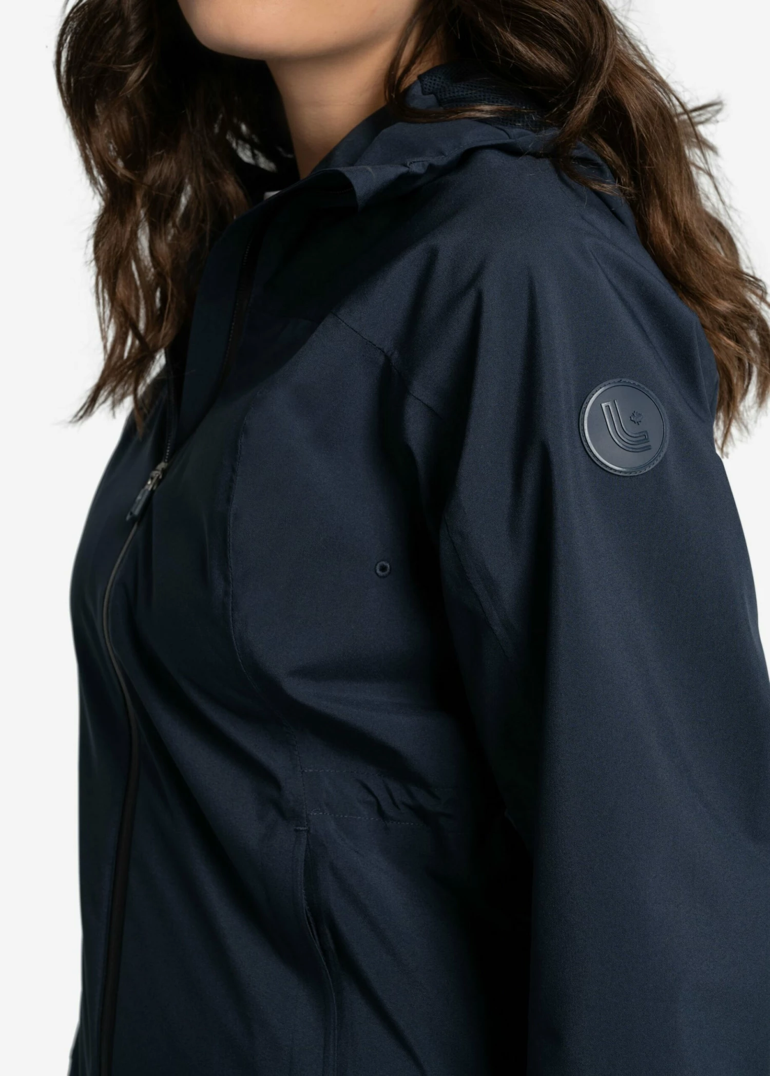 LOLE Element Long Rain Jacket - Outerspace 7 LOLE Element Long Rain Jacket - Outerspace - Image 5