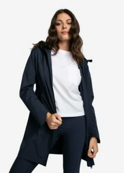 LOLE Element Long Rain Jacket - Outerspace 17 LOLE Element Long Rain Jacket - Outerspace -Outlet LOLE Store LUW0871 B773 8 1900x