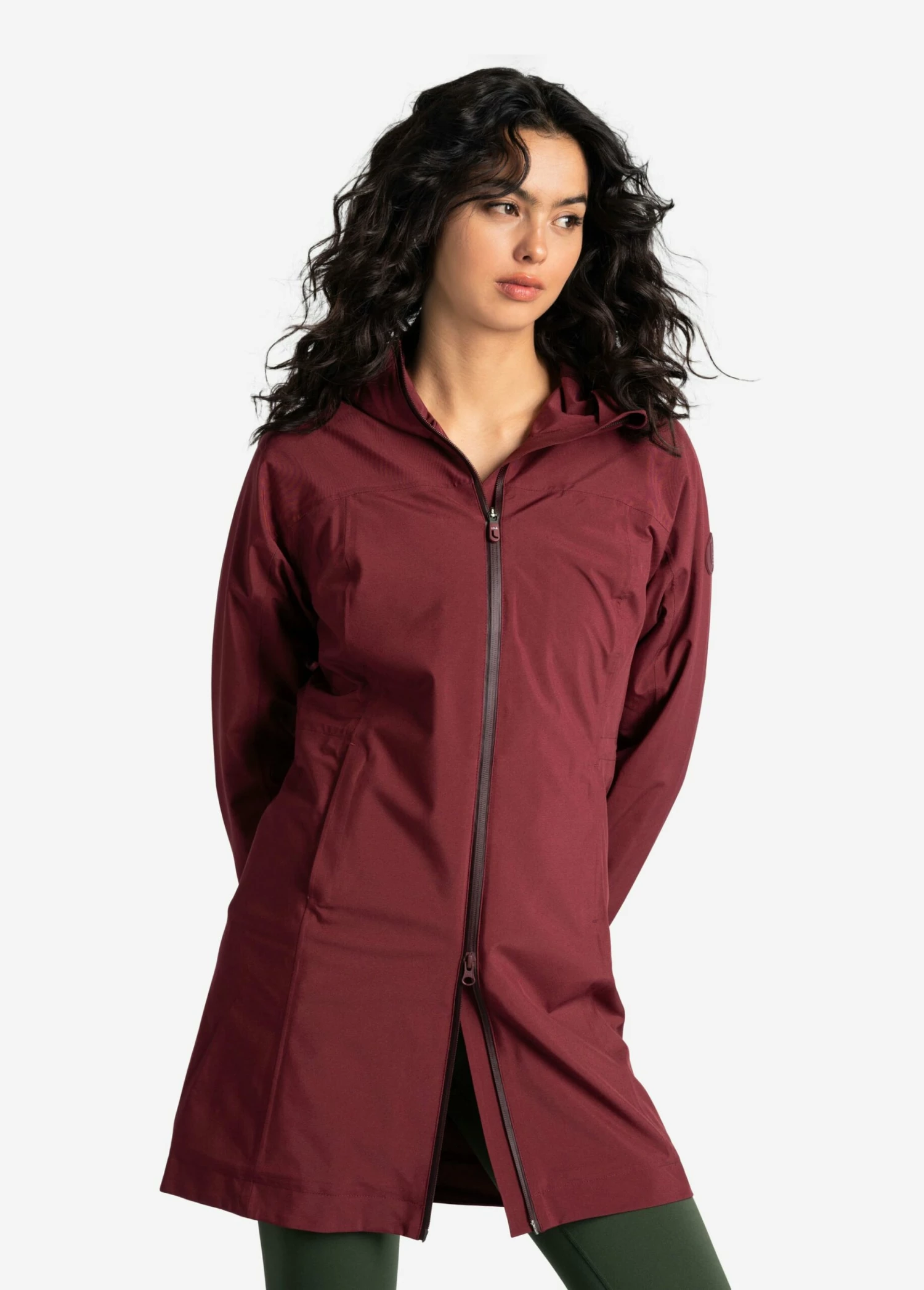 LOLE Element Long Rain Jacket - Port 3 LOLE Element Long Rain Jacket - Port