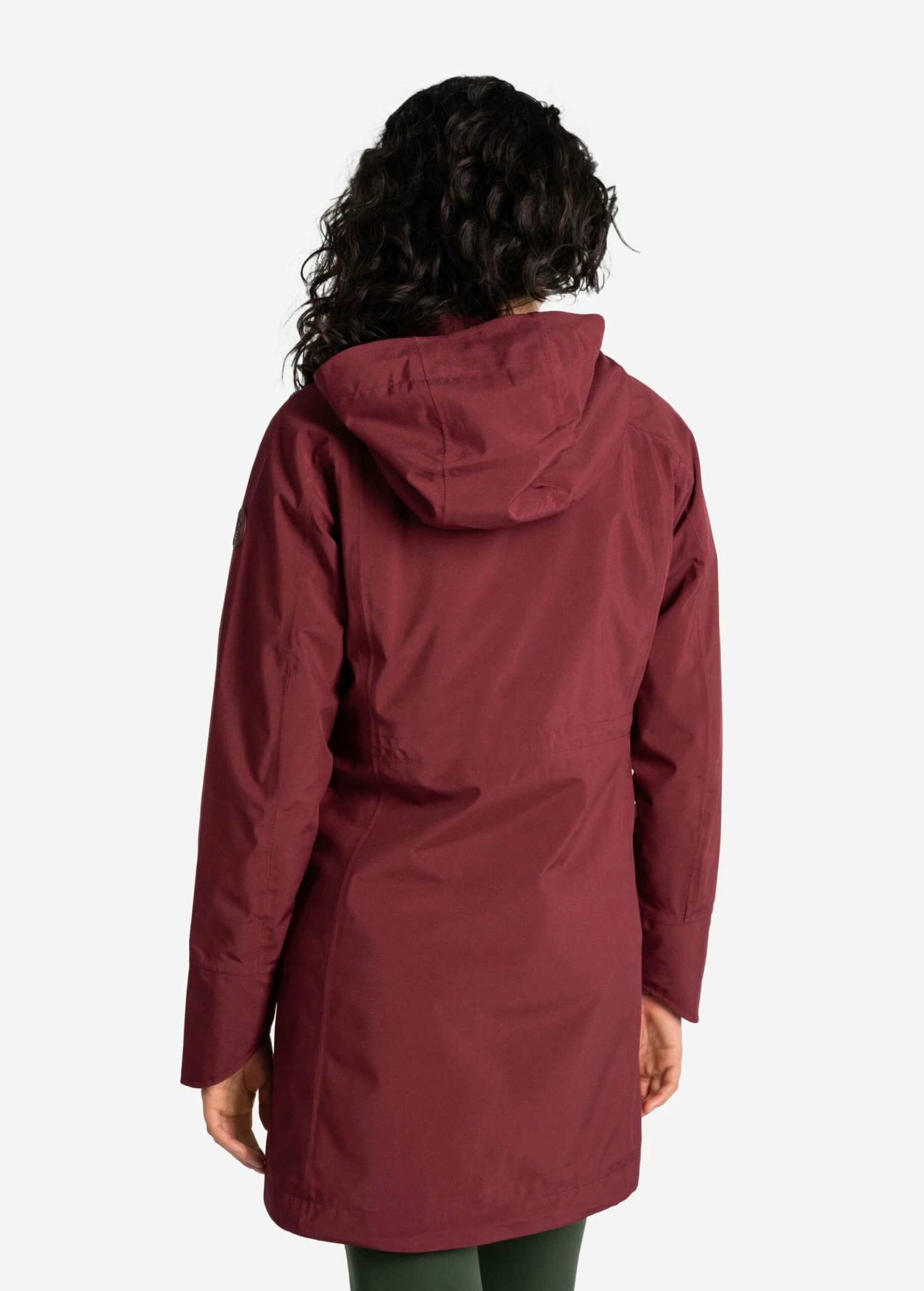 LOLE Element Long Rain Jacket - Port 6 LOLE Element Long Rain Jacket - Port - Image 4