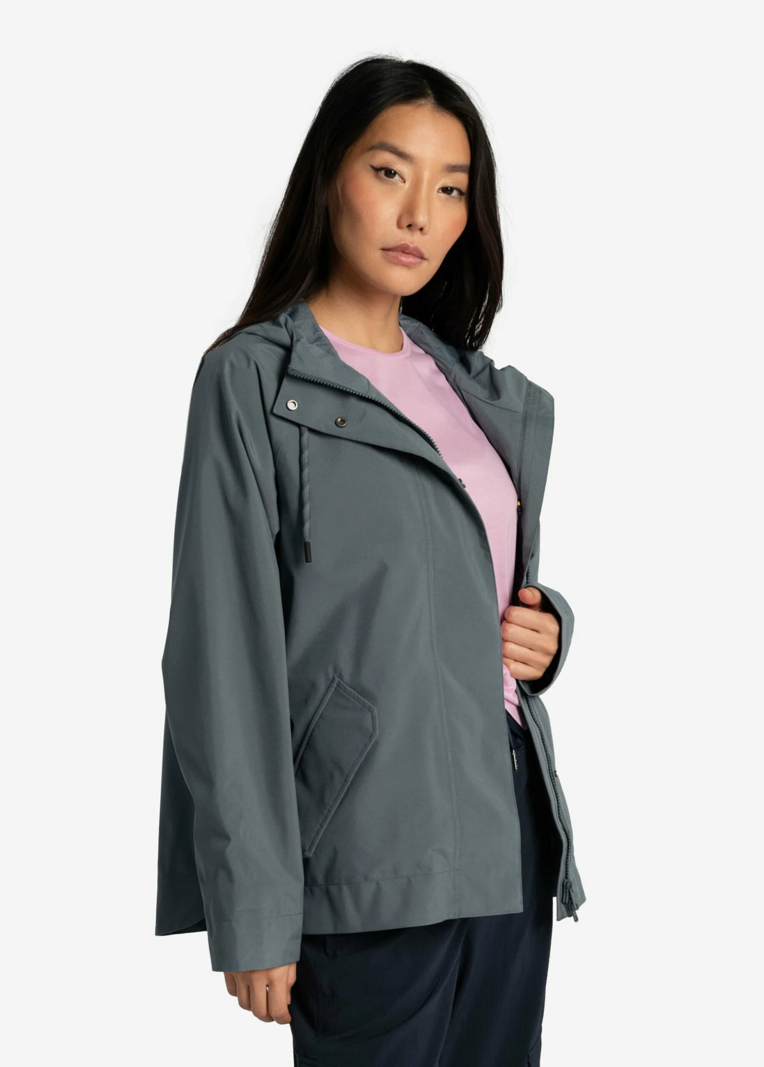LOLE Lachine Rain Jacket - Ash 3 LOLE Lachine Rain Jacket - Ash