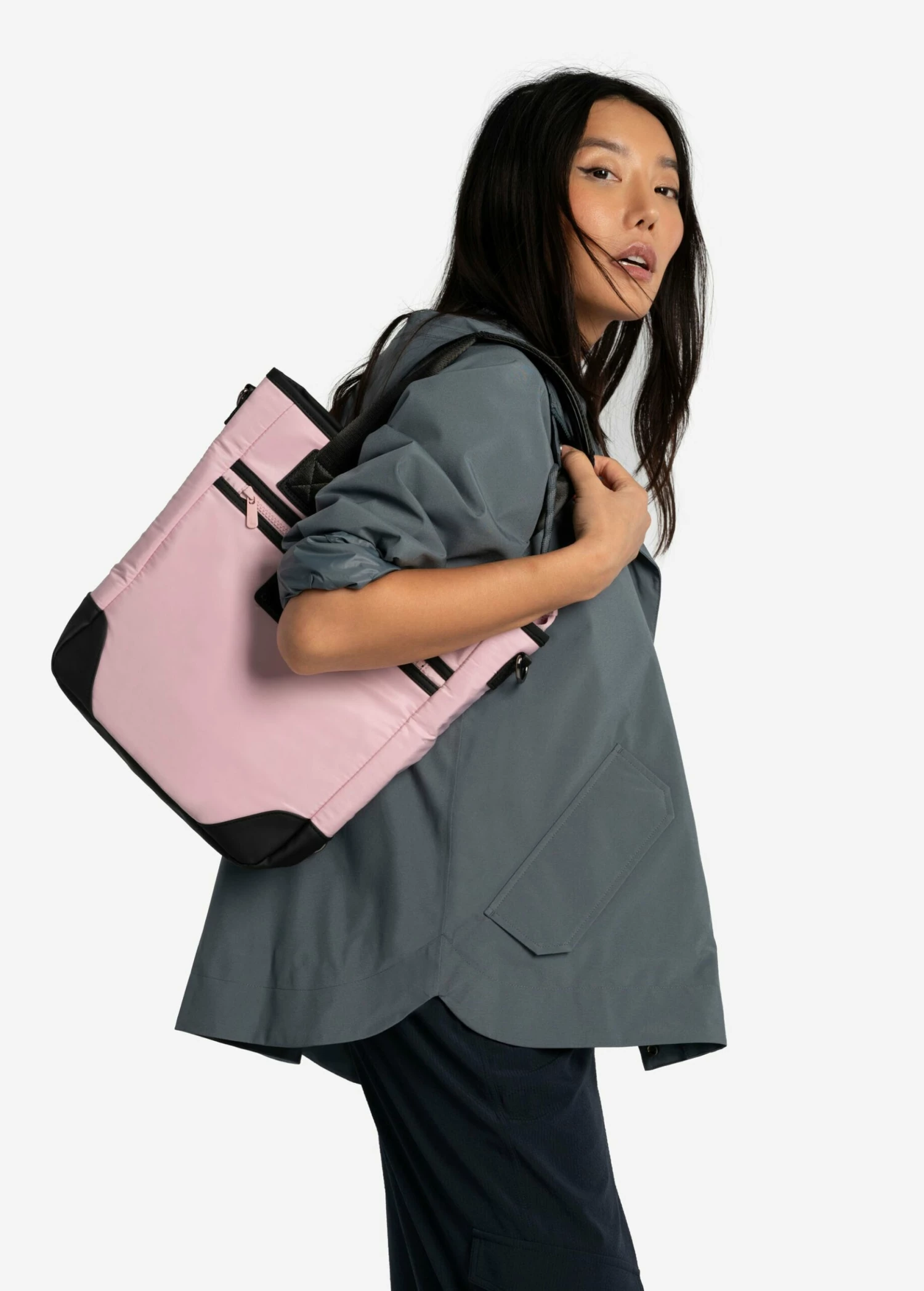 LOLE Lachine Rain Jacket - Ash 4 LOLE Lachine Rain Jacket - Ash - Image 2