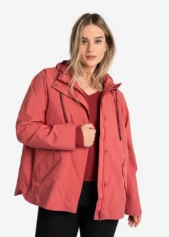 LOLE Lachine Rain Jacket - Cerise -Outlet LOLE Store LUW0872 K742 3 1900x