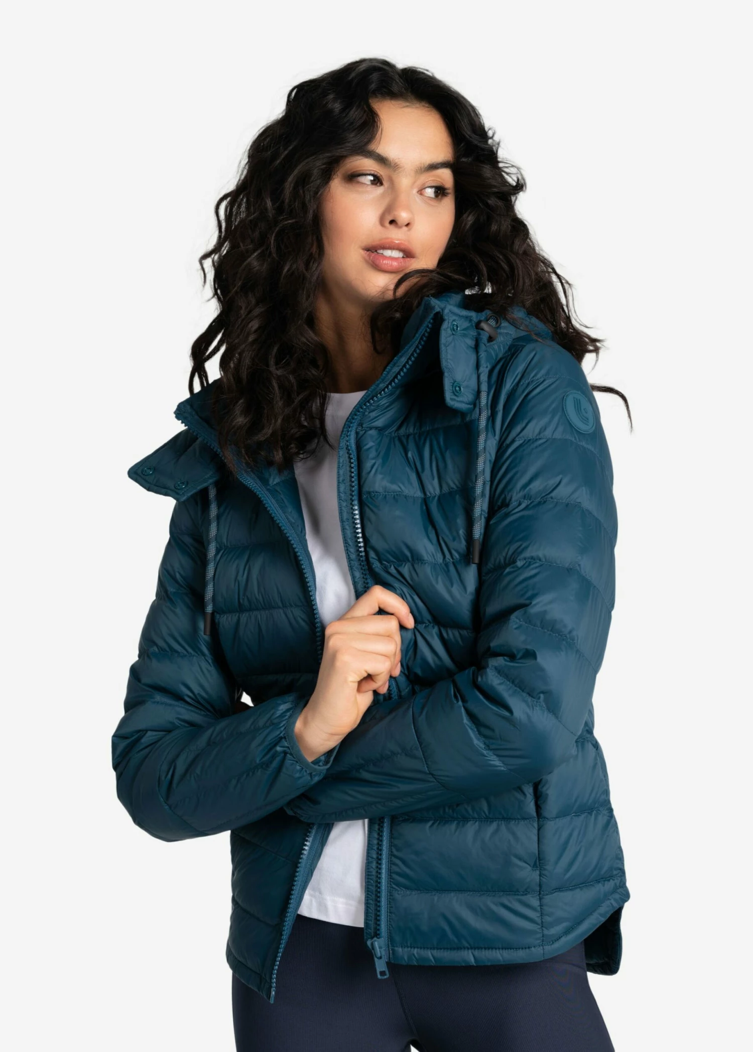 LOLE Emeline Down Jacket - Fjord Blue 4 LOLE Emeline Down Jacket - Fjord Blue - Image 2
