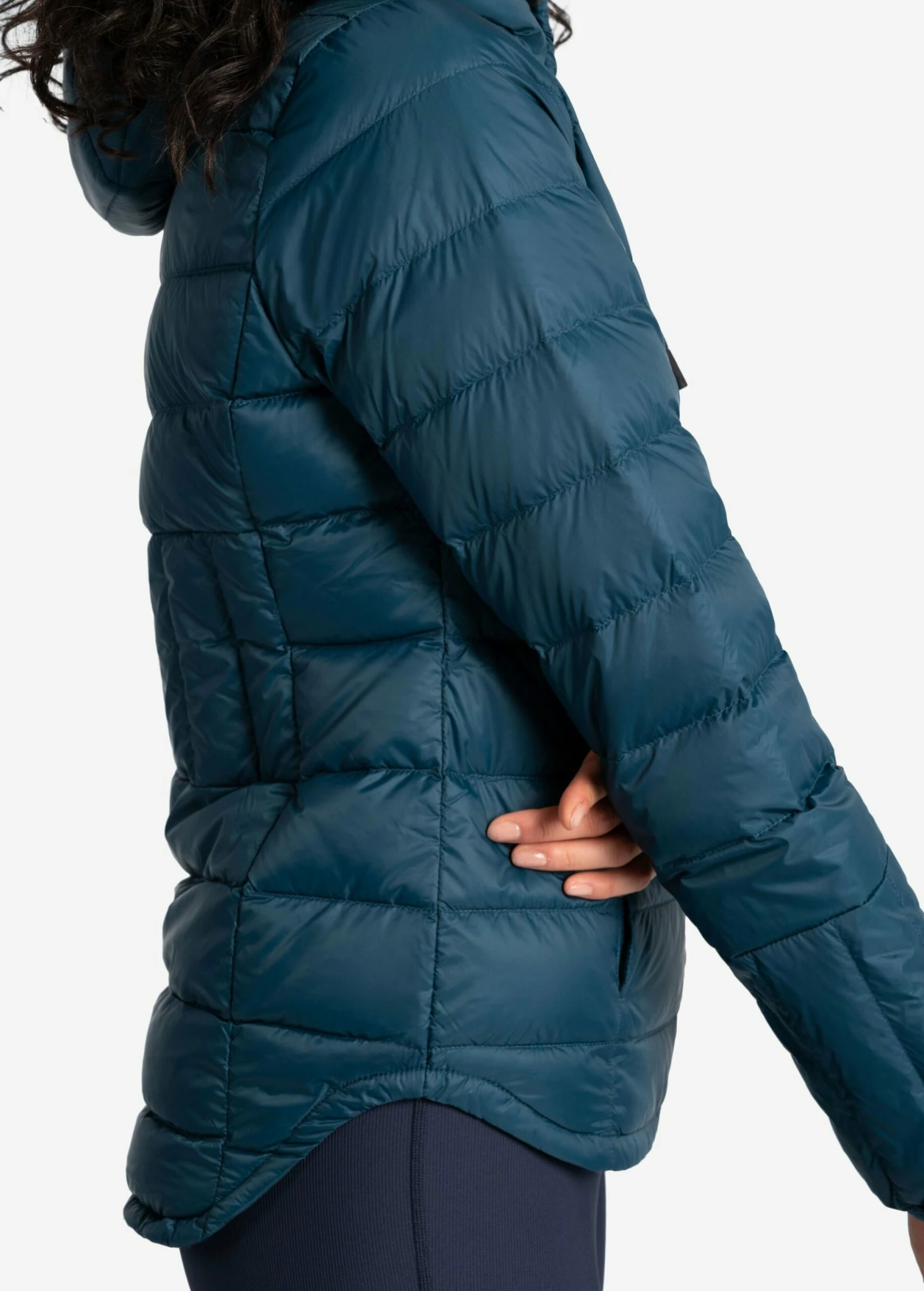 LOLE Emeline Down Jacket - Fjord Blue 6 LOLE Emeline Down Jacket - Fjord Blue - Image 4