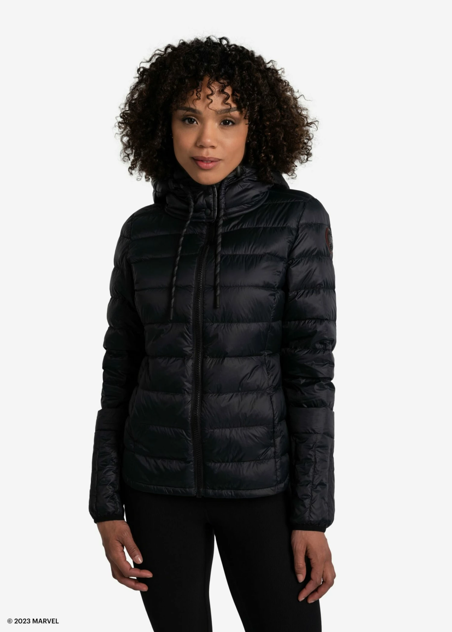LOLE Emeline Down Jacket - Marvel Black With Camo 3 LOLE Emeline Down Jacket - Marvel Black With Camo