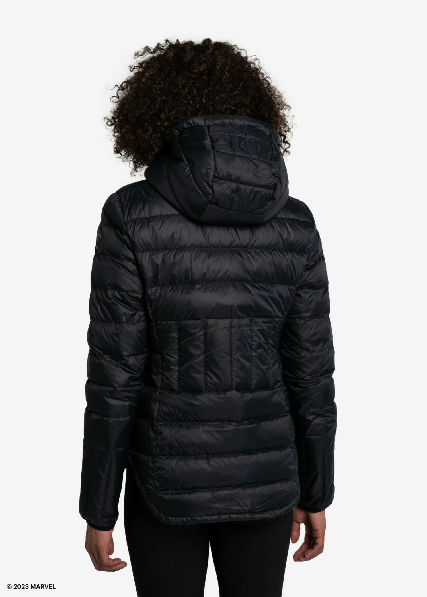 LOLE Emeline Down Jacket - Marvel Black With Camo 6 LOLE Emeline Down Jacket - Marvel Black With Camo - Image 4