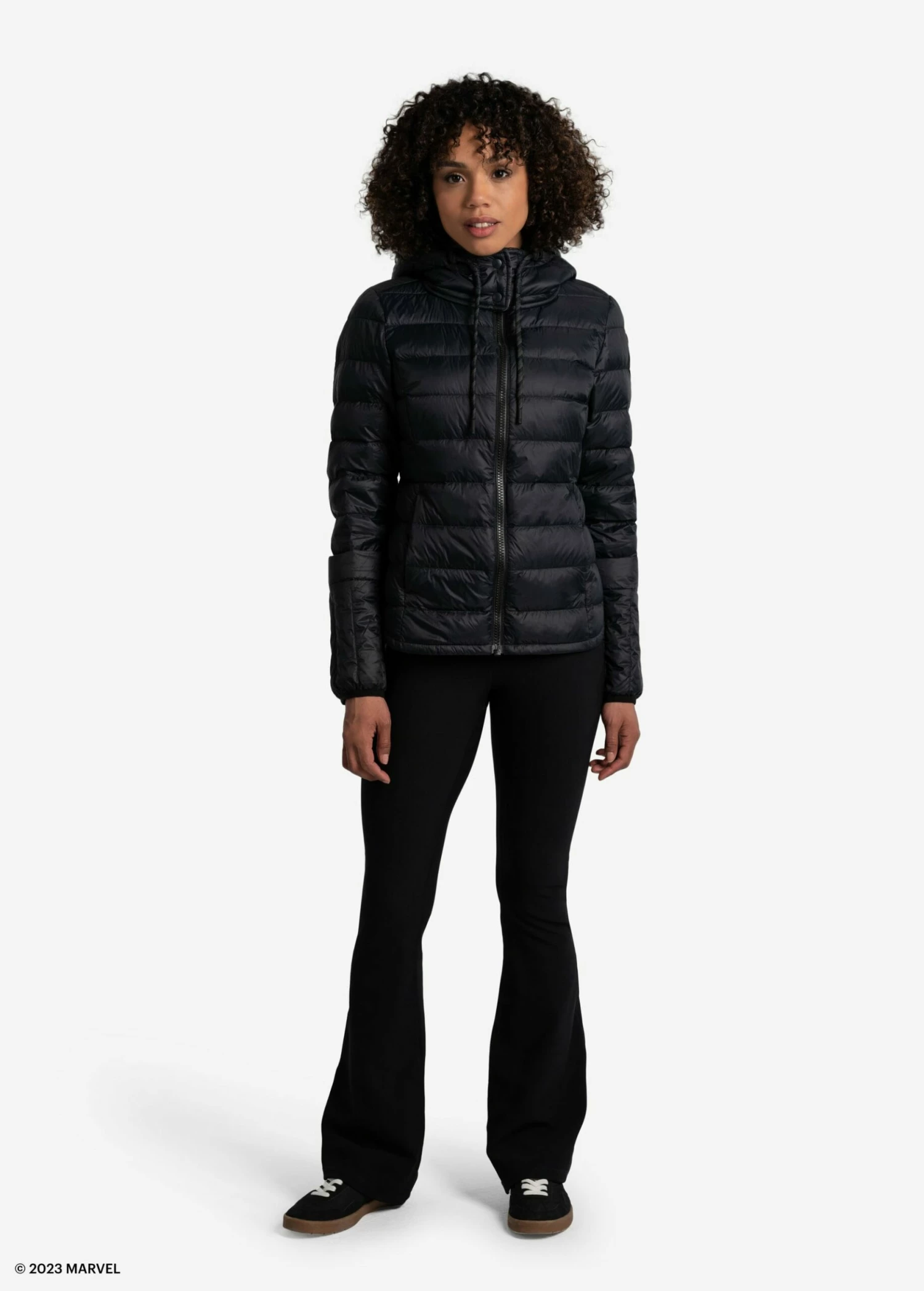 LOLE Emeline Down Jacket - Marvel Black With Camo 7 LOLE Emeline Down Jacket - Marvel Black With Camo - Image 5