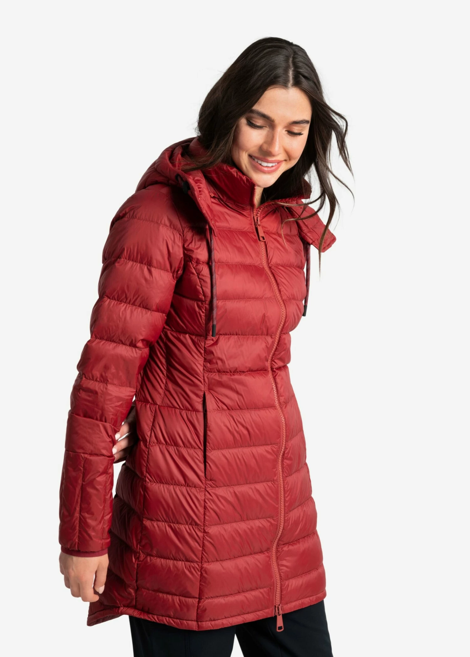 LOLE Claudia Down Jacket - Merlot 5 LOLE Claudia Down Jacket - Merlot - Image 3