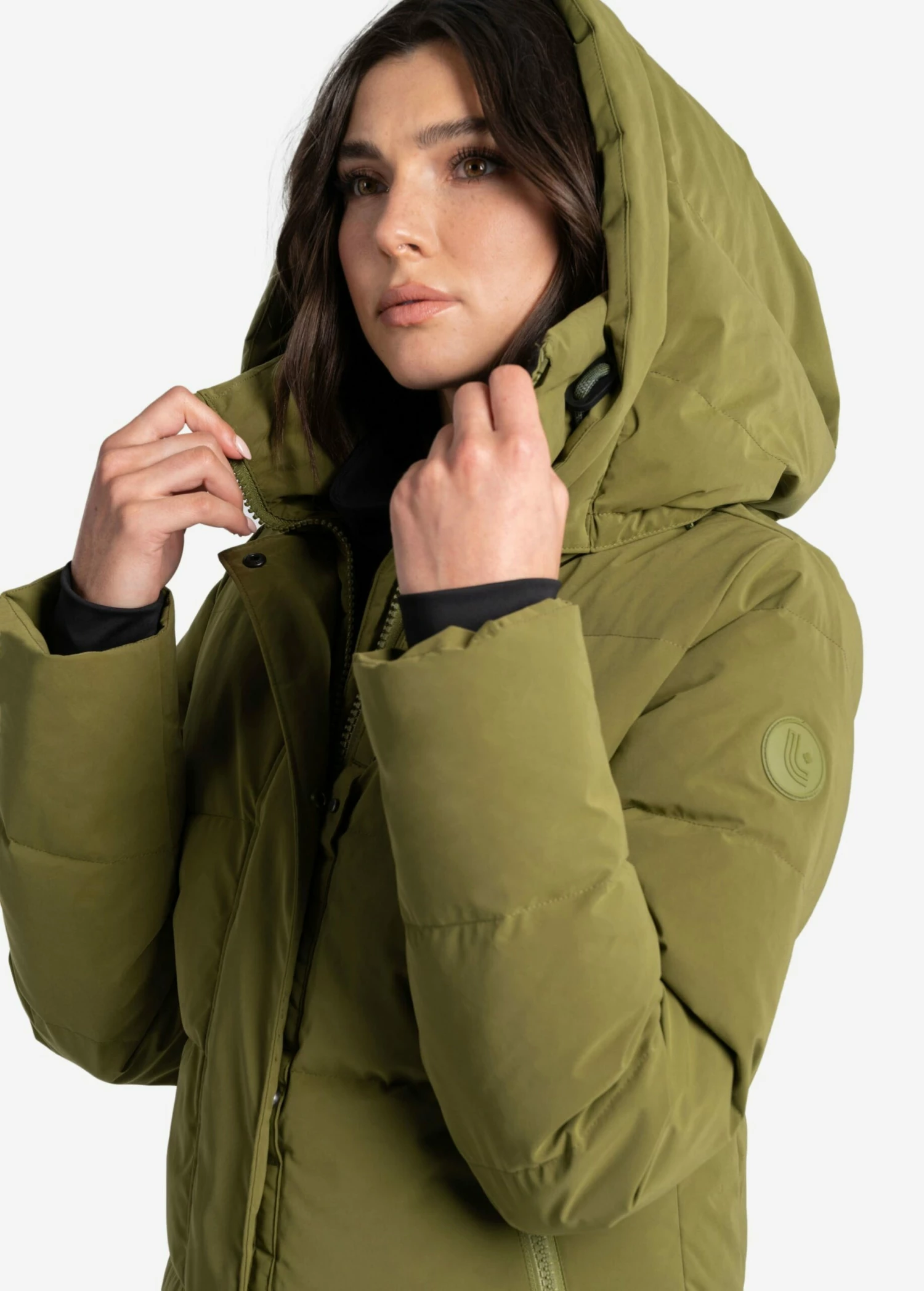 LOLE Après Down Winter Jacket - Tarragon 4 LOLE Après Down Winter Jacket - Tarragon - Image 2