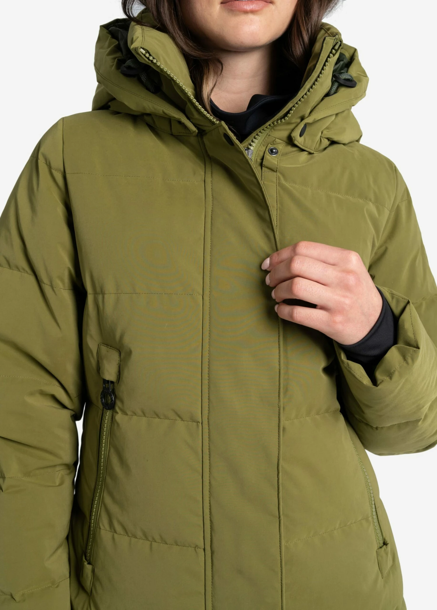 LOLE Après Down Winter Jacket - Tarragon 8 LOLE Après Down Winter Jacket - Tarragon - Image 6