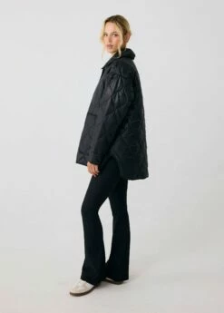 LOLE The Shacket Oversized Jacket - Black