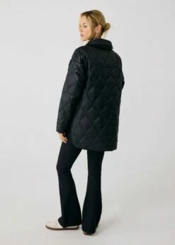 LOLE The Shacket Oversized Jacket - Black -Outlet LOLE Store LUW0885 N415 5 1900x