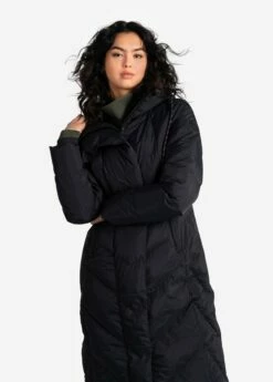 LOLE City Chic Vegan Down Winter Jacket - Black -Outlet LOLE Store LUW0888 N415 3 1900x