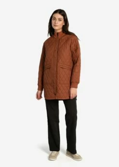 LOLE 3/4 Bomber Jacket - Rust -Outlet LOLE Store LUW0891 C228 3 1900x