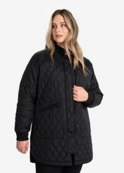 LOLE 3/4 Bomber Jacket - Black -Outlet LOLE Store LUW0891 N415 7 1900x