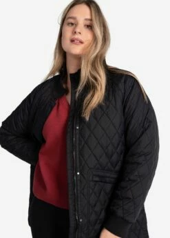 LOLE 3/4 Bomber Jacket - Black -Outlet LOLE Store LUW0891 N415 9 1900x