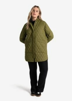 LOLE 3/4 Bomber Jacket - Tarragon -Outlet LOLE Store LUW0891 V794 3 1900x