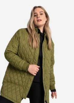 LOLE 3/4 Bomber Jacket - Tarragon -Outlet LOLE Store LUW0891 V794 5 1900x