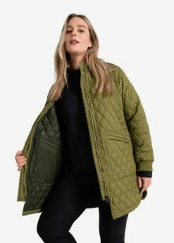 LOLE 3/4 Bomber Jacket - Tarragon -Outlet LOLE Store LUW0891 V794 8 1900x
