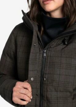 LOLE Performance Plaid Winter Jacket - Java -Outlet LOLE Store LUW0892 C221 6 1900x