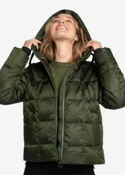 LOLE Puffy Shimmer Tech Winter Down Jacket - Kombu -Outlet LOLE Store LUW0894 V761 2 1900x