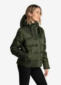 LOLE Puffy Shimmer Tech Winter Down Jacket - Kombu -Outlet LOLE Store LUW0894 V761 3 1900x