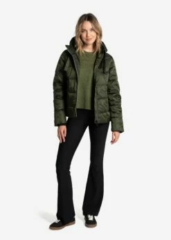 LOLE Puffy Shimmer Tech Winter Down Jacket - Kombu -Outlet LOLE Store LUW0894 V761 5 1900x