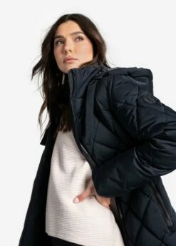 LOLE Diamond Vegan Down Jacket - Black -Outlet LOLE Store LUW0897 N415 2 1900x