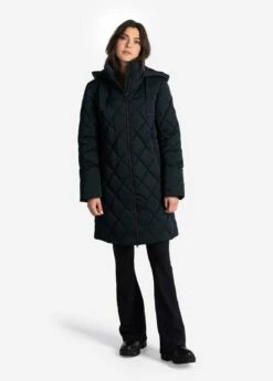 LOLE Diamond Vegan Down Jacket - Black -Outlet LOLE Store LUW0897 N415 4 1900x