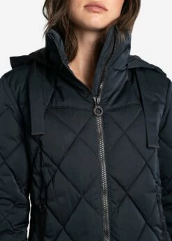 LOLE Diamond Vegan Down Jacket - Black -Outlet LOLE Store LUW0897 N415 6 1900x