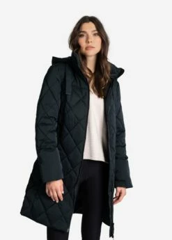 LOLE Diamond Vegan Down Jacket - Black -Outlet LOLE Store LUW0897 N415 9 1900x