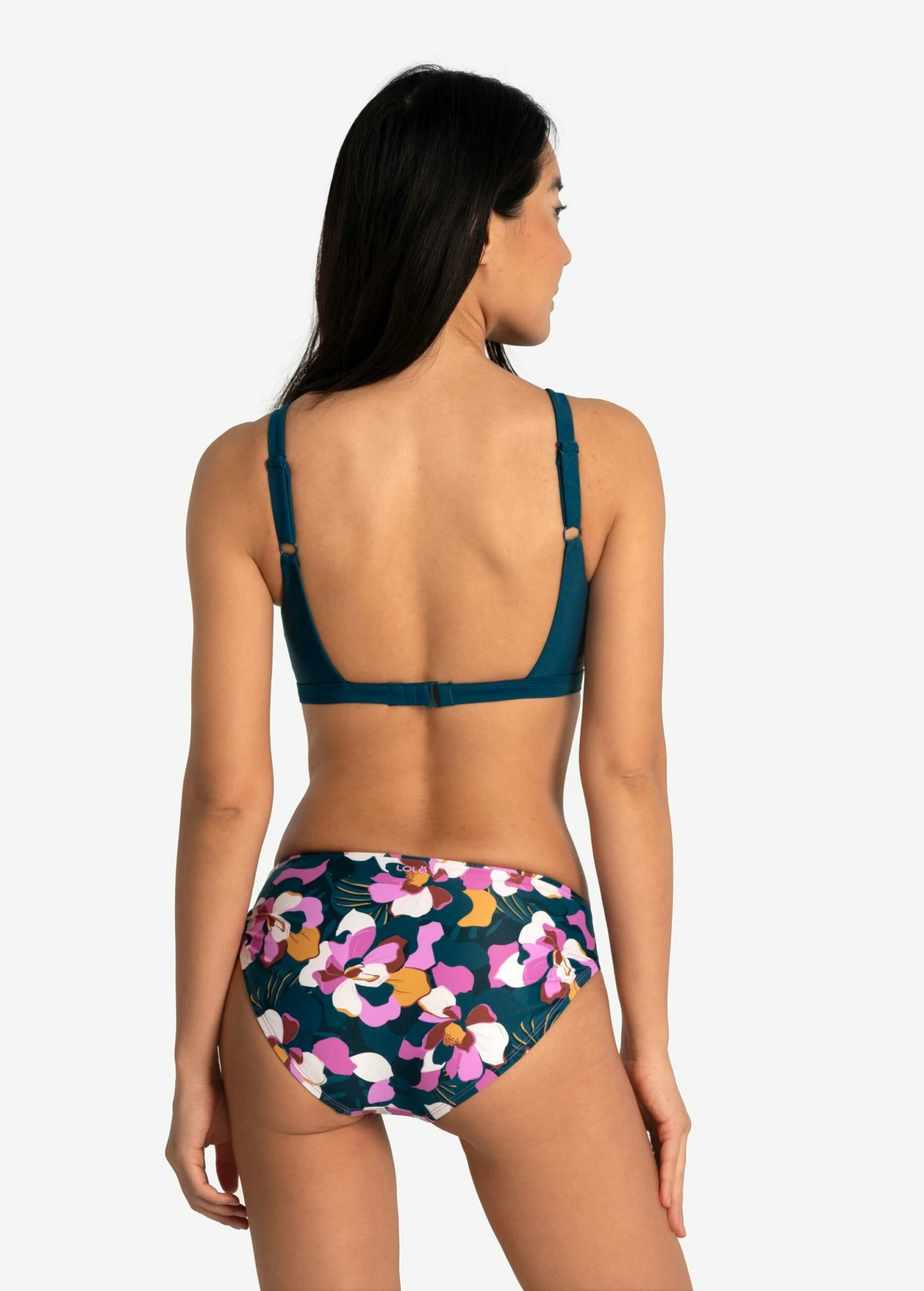 LOLE Wave Bralette Bikini Top - Fjord Blue 4 LOLE Wave Bralette Bikini Top - Fjord Blue - Image 2