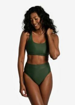 LOLE Wave Bralette Bikini Top - Kombu 9 LOLE Wave Bralette Bikini Top - Kombu -Outlet LOLE Store LWW0582 V761 4 1900x