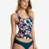 LOLE Playa Long Tankini Top - Rio Floral Crocus -Outlet LOLE Store LWW0604 K773 1 1900x