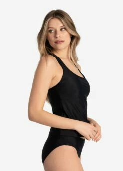 LOLE Playa Long Tankini Top - Black -Outlet LOLE Store LWW0604 N415 3 1900x