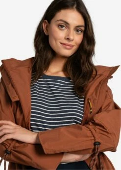 LOLE Piper Oversized Rain Jacket - Rust -Outlet LOLE Store SSL0086 C228 7 1900x