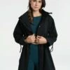 LOLE Piper Oversized Rain Jacket - Black