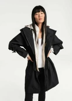 LOLE Piper Oversized Rain Jacket - Black -Outlet LOLE Store SSL0086 N415 6 1900x