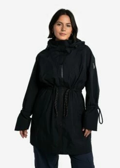 LOLE Piper Oversized Rain Jacket - Black -Outlet LOLE Store SSL0086 N415 7 1900x
